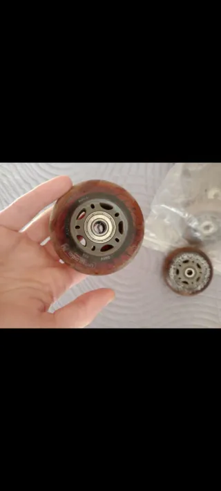 Ruedas para patines con rodamientos