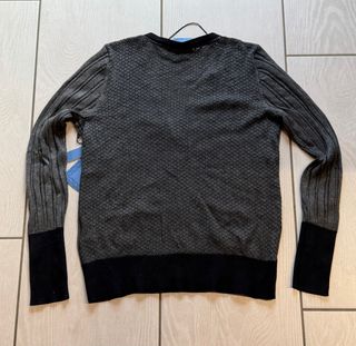 Cardigan Vera Wang grigio e nero