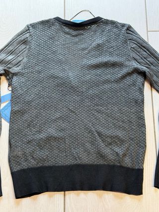 Cardigan Vera Wang grigio e nero