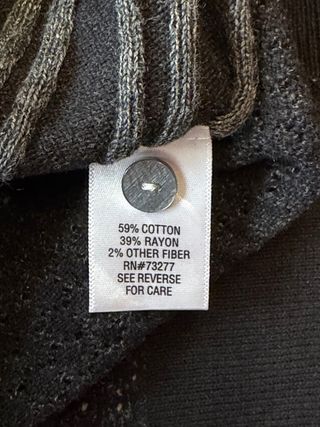 Cardigan Vera Wang grigio e nero