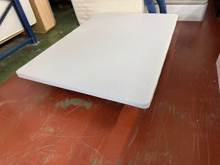 Base tapizada y colchón Flex Singapur 135x190