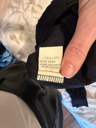 Blusa Balenciaga Paris Vintage Negra