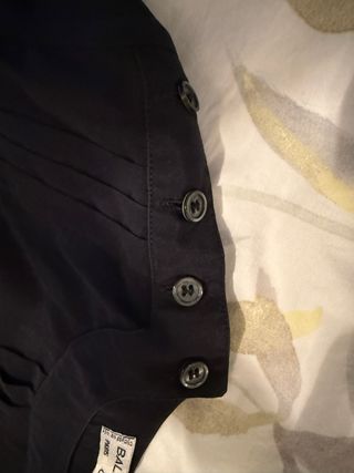 Blusa Balenciaga Paris Vintage Negra