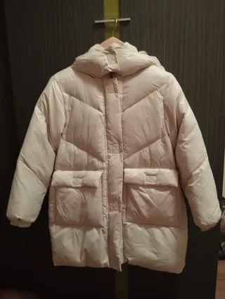 Parka acolchada niña beige talla 11-12