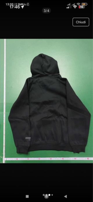 Felpa Fear of God Essentials nera