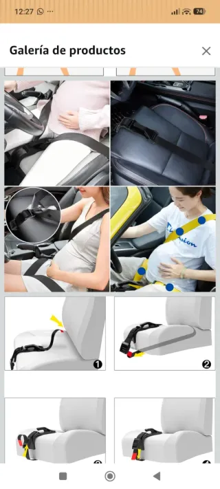 Adaptador cinturón embarazada