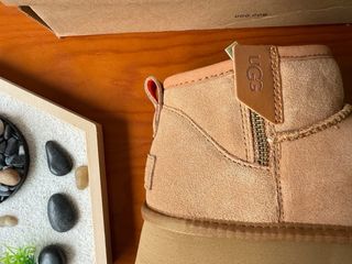 Botas UGG Beige/Marrón con Plataforma