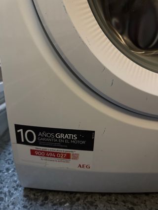 Lavadora AEG 6000 Series 1-10kg