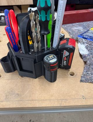 Soporte Porta 8 Baterías Bosch Pro Batería 12-18V