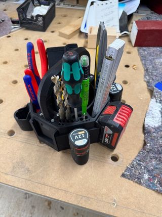 Soporte Porta 8 Baterías Bosch Pro Batería 12-18V