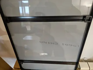 Espejo Rectangular Marco Negro Moderno