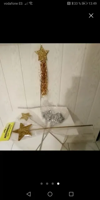 Gorro Hada Medieval Rosa con Dorado