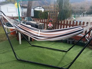 Hamaca Colgante 2 Personas con Soporte