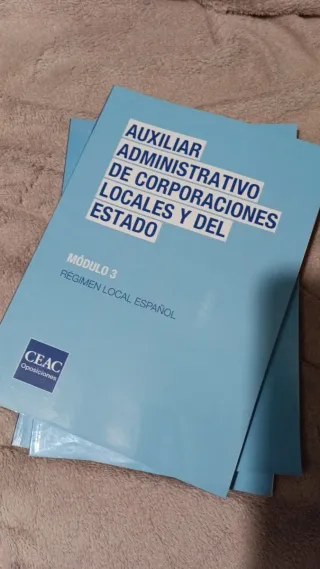 Temario oposiciones auxiliar administrativo.