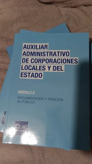 Temario oposiciones auxiliar administrativo.
