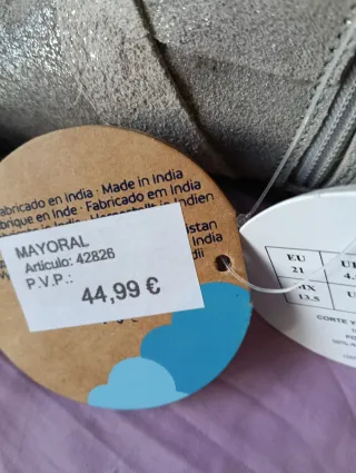 Botitas niña Mayoral plateadas