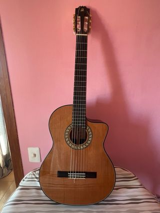 Guitarra Admira A6ECF Amplificada