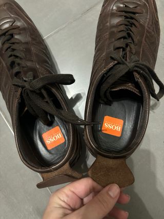 Zapatos Boss Piel Marrones