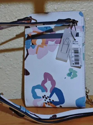 Bolso para móvil floral multicolor