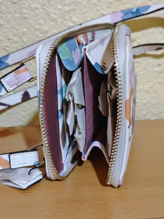 Bolso para móvil floral multicolor