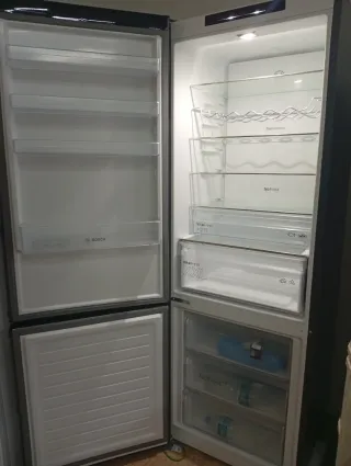 Nevera bosch gris ceniza