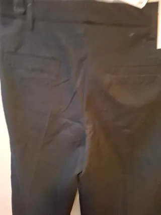 2 pantalones de vestir Bershka negros