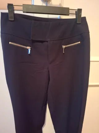 2 pantalones de vestir Bershka negros