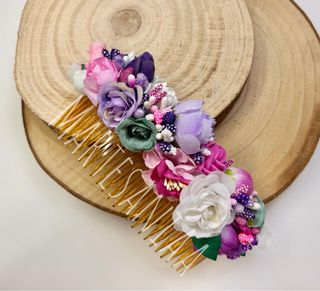 Peineta Flores Fallera Huertana (DISPONIBLE)