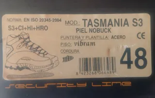 Zapatos botas seguridad hombre Vibram talla 48