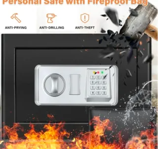 Caja fuerte ignífuga 25L con alarma