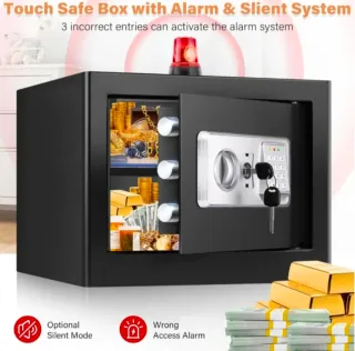 Caja fuerte ignífuga 25L con alarma