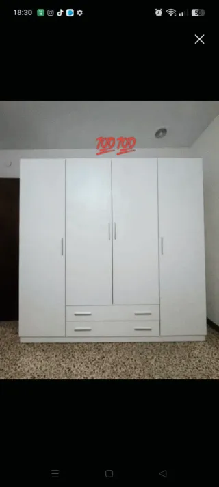 Armario de madera madera