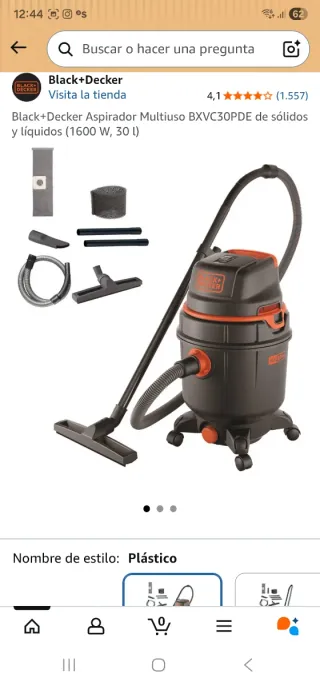 Aspiradora Black+Decker BXVC30PDE
