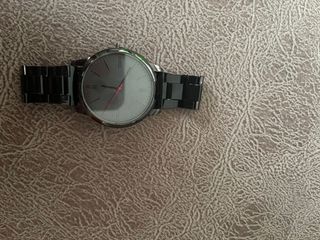 Reloj hombre negro y gris