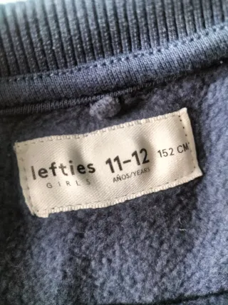 Sudadera Lefties niña con estampado