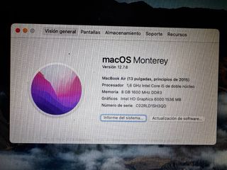 MacBook Air 13.3’ 2015