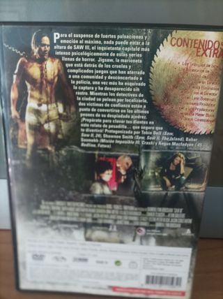 PELÍCULAS TERROR SAW1-4 NUEVAS