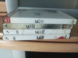 PELÍCULAS TERROR SAW1-4 NUEVAS