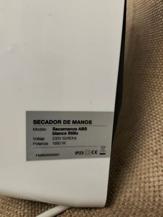 Secador de manos automático Stilo