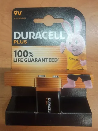 Pila Duracell Plus 9V