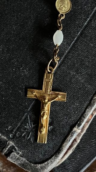 Rosario de nácar antiguo 50cm