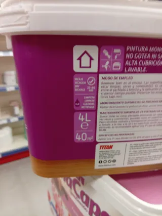 Pintura Titanlux Una Capa Mate Diferentes colores