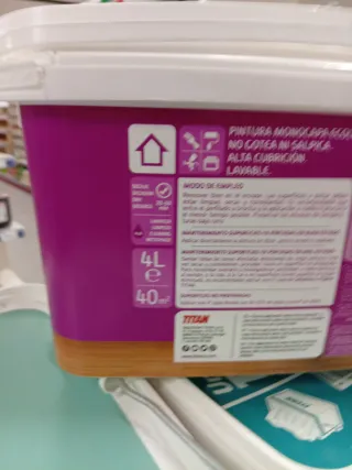 Pintura Titanlux Una Capa Mate Diferentes colores