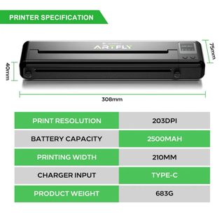 Termocopiadora JCONLY ARTFLY para Tatuajes