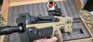 Fucile softair TAVOR tan con ottica