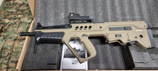 Fucile softair TAVOR tan con ottica