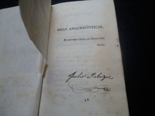 ANTIGUO 1811 Libro Antiguo Poesías Escogidas