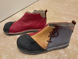 Botines mujer multicolor hechos a mano talla 36