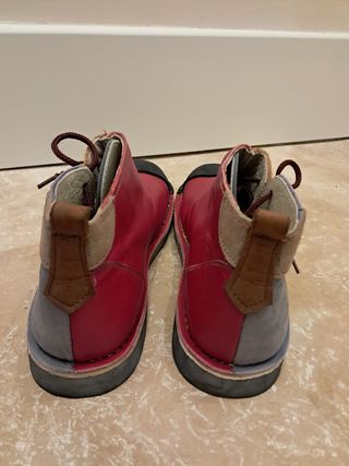 Botines mujer multicolor hechos a mano talla 36