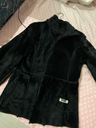 Chaqueta Piel Negra Scout